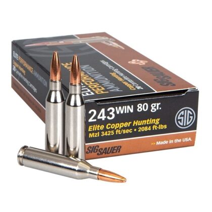 ammo in wilson nc AMMO, 243 WIN, 80GR, ELITE SERIES COPPER, BOX/20, SOLID COPPER PROJECTILE