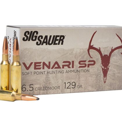 ammo in wilson nc AMMO, 65 CREEDMOOR, 129GR, VENARI, SOFT POINT, BOX/20