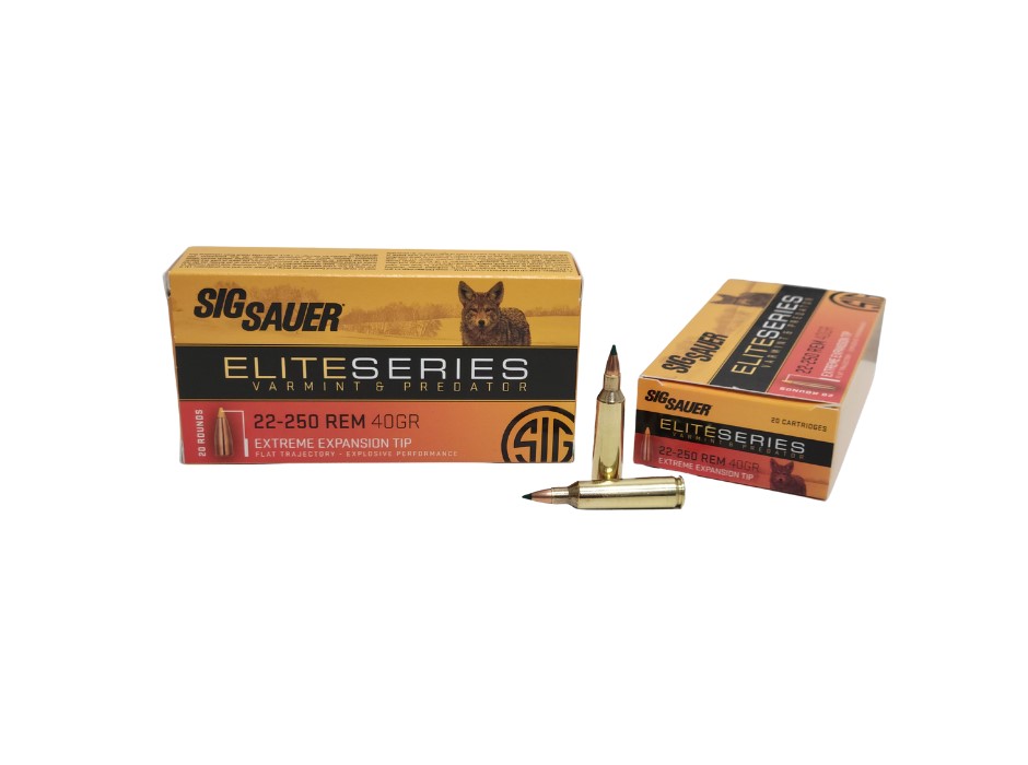 bullets in wilson nc AMMO, 22-250 REM, 40GR, ELITE SERIES V&P, POLY TIP, BOX/20