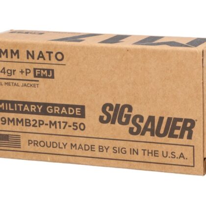 buy gun wilson nc AMMO, 9MM +P, 124GR, ELITE BALL M17, FMJ, BOX/50